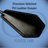 Thumbnail for Dual Delight Black Feather & Leather Crop – Elegant Sensory Accessory for Playful Stimulation