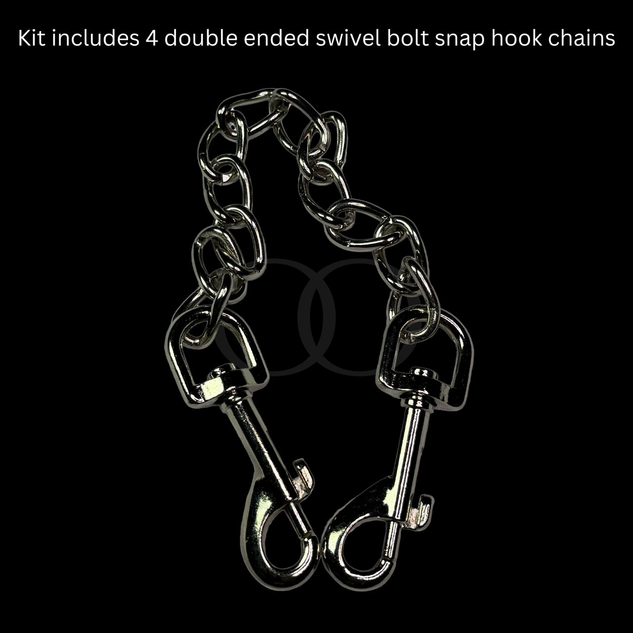 Luxury BDSM Bondage Gear Hardware Kit Set Of Exclusive Roomsacred Restraint Accessories in Silver, Gold, or Black with Double O Velvet Pouch