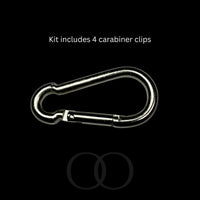 Thumbnail for Luxury BDSM Bondage Gear Hardware Kit Set Of Exclusive Roomsacred Restraint Accessories in Silver, Gold, or Black with Double O Velvet Pouch