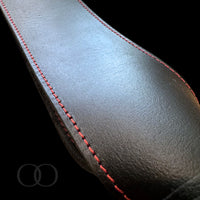 Thumbnail for Heavy-Duty Looped Leather Slapper with Red Stitching 18