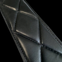 Thumbnail for Premium Quilted Leather Paddle Diamond Pattern Reinforced for Durability Ideal for Luxury Sensory Play