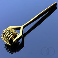 Thumbnail for Luxury Gold-Finished Wartenberg Wheel | Multi-Wheel Options | Sensory Play & Massage Tool