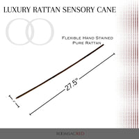 Thumbnail for Luxury Rattan Sensory Cane Hand-Stained 27.5