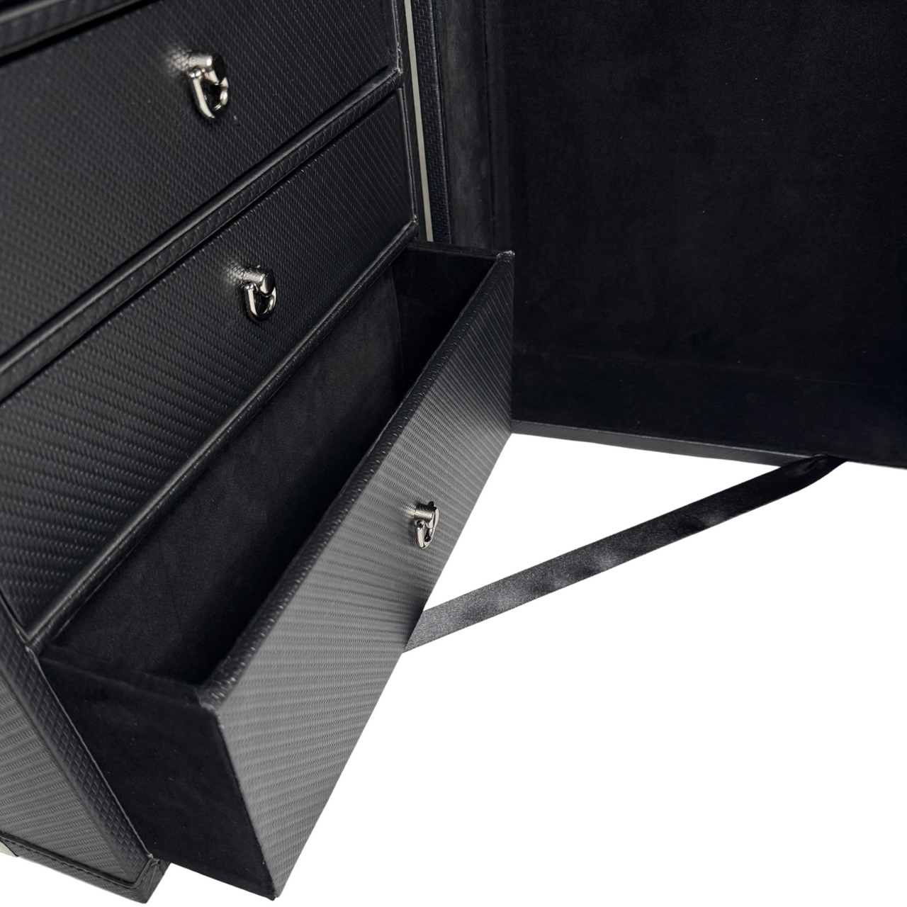 Luxury Lockable Faux Leather and Velvet Trunk for the Elegant and Private Storage of your Adult Toys