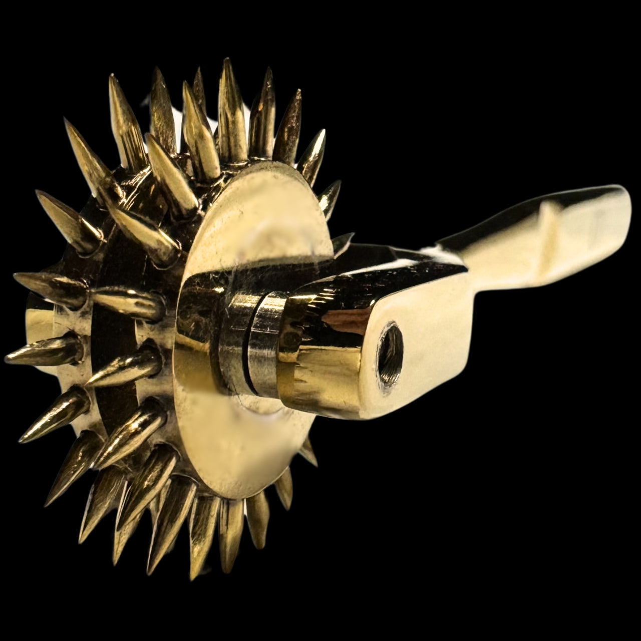 Luxury Gold-Finished Wartenberg Wheel | Multi-Wheel Options | Sensory Play & Massage Tool