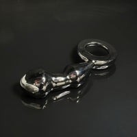 Thumbnail for Smooth Weighty Solid Stainless Steel Insertable Toy Elegant Erotic Sculpture for Pleasure and Aesthetic