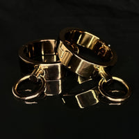 Thumbnail for Ultra-Luxury Stainless Steel Wrist Cuffs – Premium BDSM Restraints with Velvet-Smooth Finish and O-Ring for Bondage Play