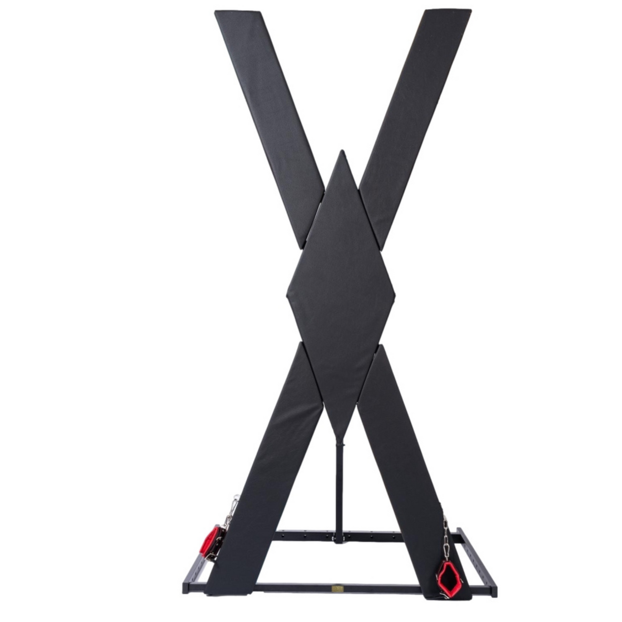 Roomsacred St. Andrews Cross Padded Free Standing Ankle and Wrist Restraints Device Adult Furniture Sex Room Decor