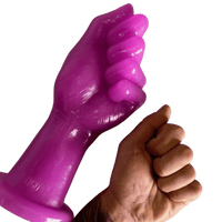 Thumbnail for Life-Size Flexible Silicone Fist Sculpture with Suction Cup Base Realistic Erotic Décor Masterpiece
