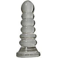 Thumbnail for Elegant Solid Glass Phallic Decorative Sculpture a 1.3 Pound Versatile Art Piece with Erotic Appeal