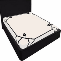 Thumbnail for Bed Straps Restraint Bondage System for King & Queen Mattress Experience Enhanced Adult Play with Discreet Easy Installation and Secure Cuffs