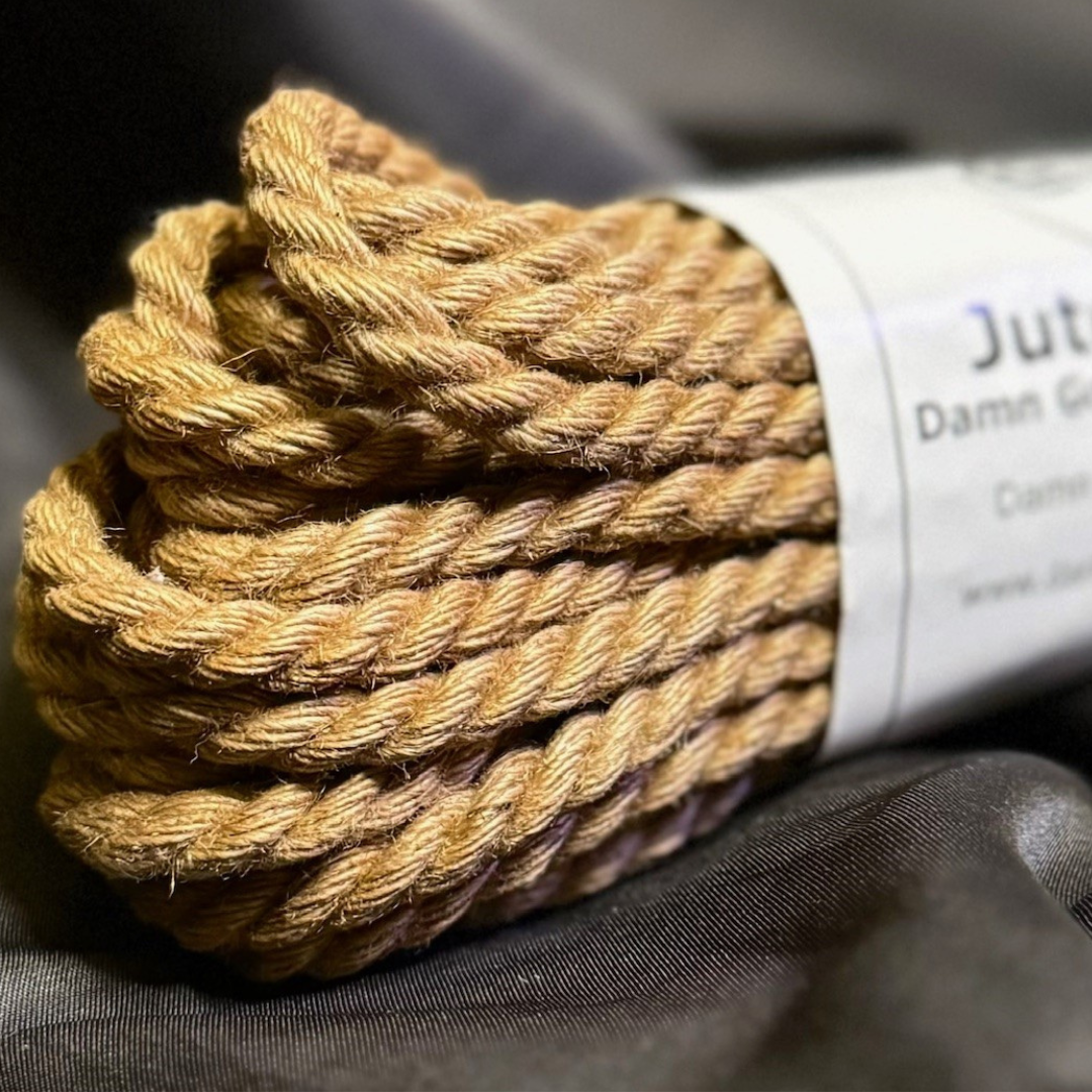 Premium Preconditioned Shibari Grade Jute Bondage Rope Expertly Conditioned for Artistic Bondage Restraint and Erotic Decor