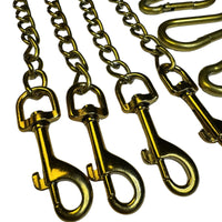 Thumbnail for Luxury BDSM Bondage Gear Hardware Kit Set Of Exclusive Roomsacred Restraint Accessories in Silver, Gold, or Black with Double O Velvet Pouch