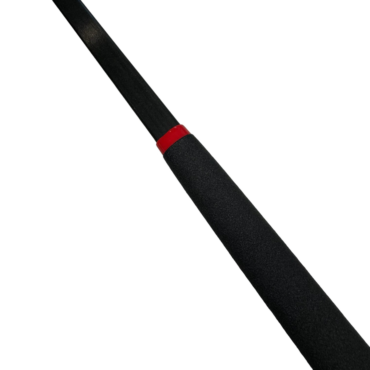 Luxury Black Carbon Fiber Plastic Flat Cane Durable Sensory Play Whip Accessory for Enhanced Precision & Control