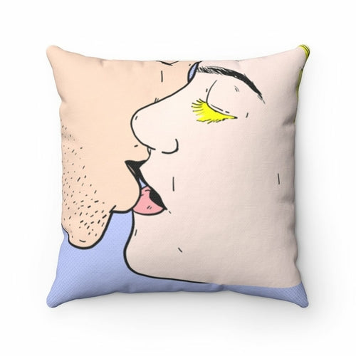 Hetero Kiss Pillow Art